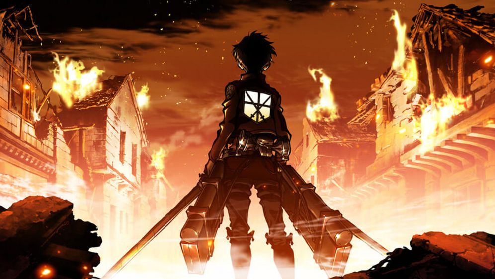Shingeki no Kyojin - Personagens comem macarrão em nova colaboração - AnimeNew