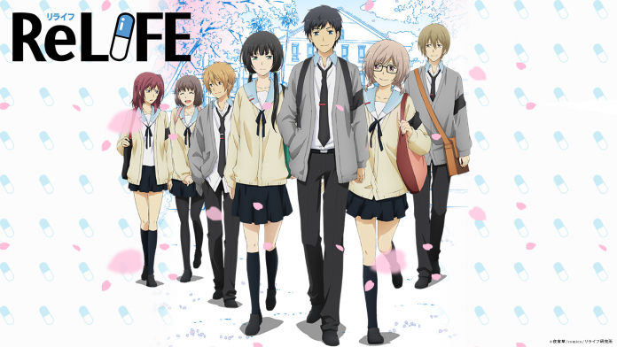 ReLIFE Review Titelbild Anime
