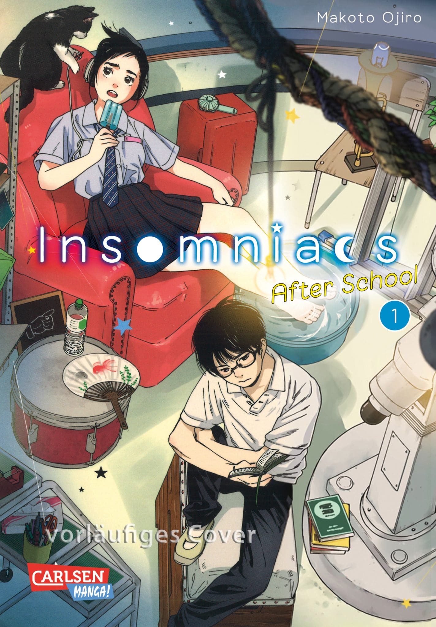Is Insomniacs After School Sad Insomniacs After School: Anime-Adaption und Live-Action Film angekündigt