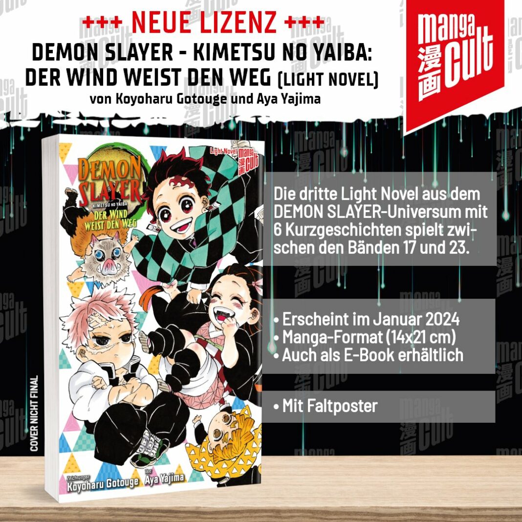 Demon Slayer Manga Deutsch Lesen Demon Slayer: Manga Cult lizenziert dritte Light Novel