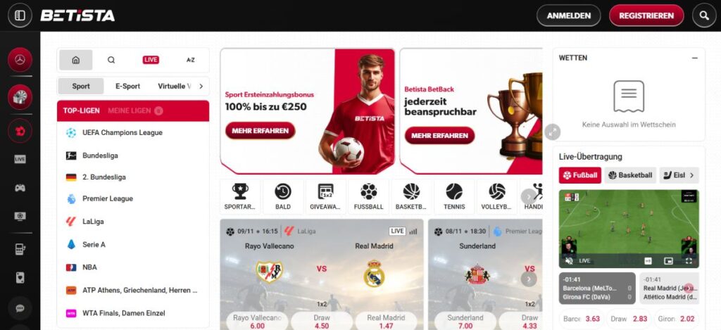 Betista Sportwetten