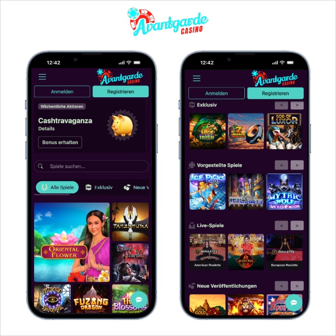 Avantgarde Casino mobil