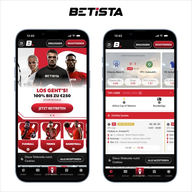 Betista Sportwetten mobil