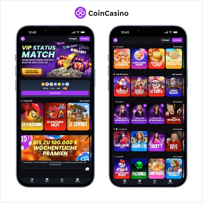 CoinCasino mobil