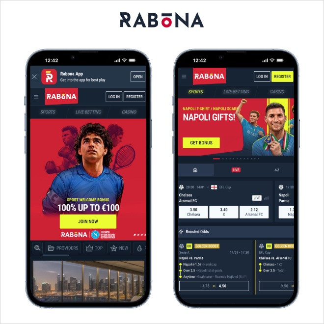 Rabona Sportwetten mobil